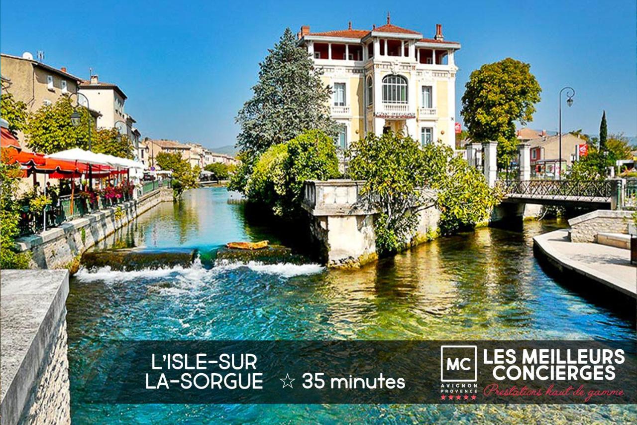 アヴィニョンRegard Sur Les Remparts - Terrasse & Parkingアパートメント エクステリア 写真